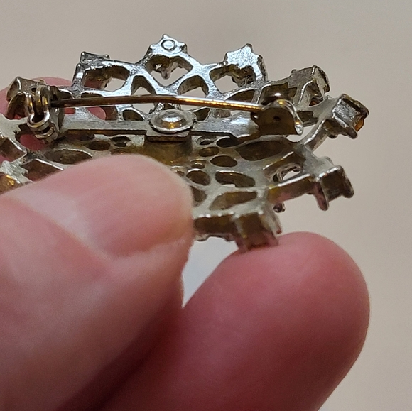 vintage starburst brooch - Picture 5 of 7